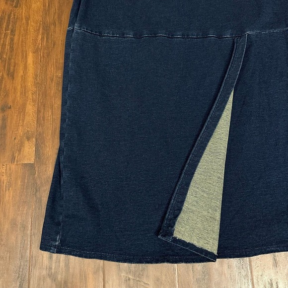 PURE J. JILL Indigo Faux Wrap Shift Dress in Denim Blue #079212 - Picture 4 of 10